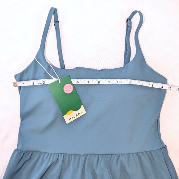 NWT Halara | Stone Blue Breezeful High Low Quick Dry Casual Midi Dress | Small - Picture 10 of 10